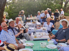 group around table